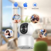Cámara IP WiFi PEGATAH 5MP Con Detección De Humanos Y Zoom Digital 10x Batería Integrada Vigilancia De Seguridad Doméstica PTZ HD Monitoreo Del Bebé - details 8