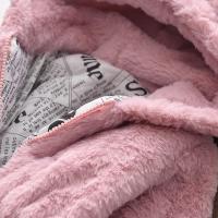 Abrigo De Pelo Sintético Para Bebés Niñas Ropa Otoño Invierno Con Capucha Abrazadera De Poliéster Cálido Traje De Nieve Moda Infantil Talla Regular Cierre De Cremallera - details 6