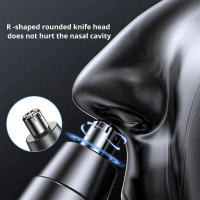 Afeitadora De Nariz Y Orejas Para Hombres Portátil Eliminación De Vello Facial Y De Pestañas Painless Material ABS - details 5