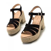 MUSTANG 51820 C55553 Sandalias plataforma mujer 32095 24V SANDALIA PLATAFORMA YUTE NEGRO - details 1