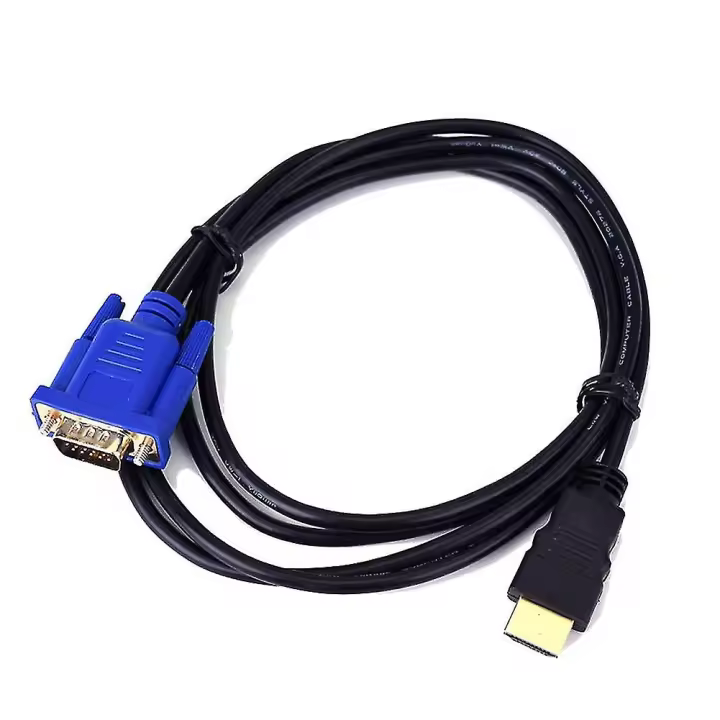 Cable adaptador de vídeo Sinknap de 1,8 m (1080p) compatible con HDMI macho a VGA macho para HDTV y DVD - 1
