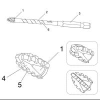 Broca Serrada De Cuatro Lados Para Bricolaje Broca Eclesiástica Para Talud Seco De Azulejos Cerámicos Vidrio Mármol Hormigón Acero Inoxidable - details 14