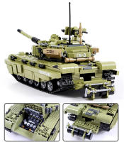 Bloques De Construcción TANQUE MILITAR TECNICO CIUDAD 1386 Piezas Modelo Escorpión Tigre WW2 Juguete Para Niños Con Instrucciones - details 2