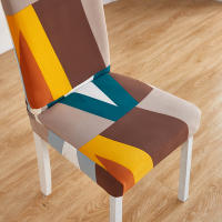 Cubierta De Silla Elástica Colorida Moderna Lavable Desmontable Resistente a La Suciedad Extensible Para El Hogar - details 7