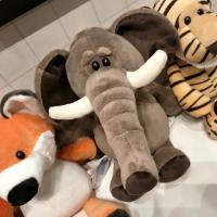 Muñeco De Peluche Realista León Mono Elefante Gacela Zorro Zorro Fox Animales Del Bosque Juguetes Para Niños Regalo De Cumpleaños - details 15
