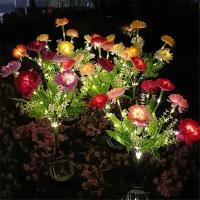 Lámpara Solar Para Jardín Luz De Jardín En Forma De Loto Con Efecto De Nieve Iluminación Exterior Para Patio Fiesta De Boda Día De La Madre - details 13