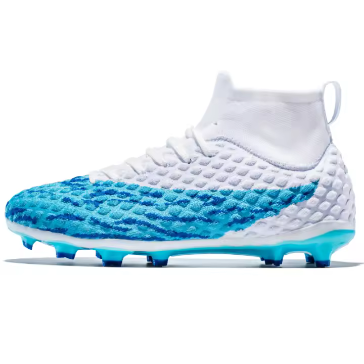 Zapatos de fútbol transpirables con punta alta y suela de caucho natural para hombre a 0 9 - 1