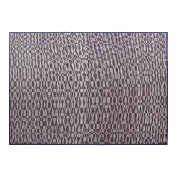 ALFOMBRA BAMBU 200X290X0,5 GEOMETRICO AZUL TX184865 - 1