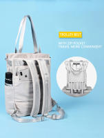 Mochila GRANDE impermeable para ordenador portátil, bolso escolar Unisex, Color sólido, japonés, bla - details 1