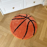 Alfombra Tejida De Baloncesto Antideslizante Para Cocina Dormitorio Alfombra De Entrada Decorativa Para Sala De Estar Material Poliéster 100% - details 5