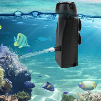 Bomba De Filtro De Agua Para Acuario Eliminador De Película De Aceite Superficial Skimmer Proteínico Para Tanque De Peces Y Piscina Aumento De Oxígeno - details 4
