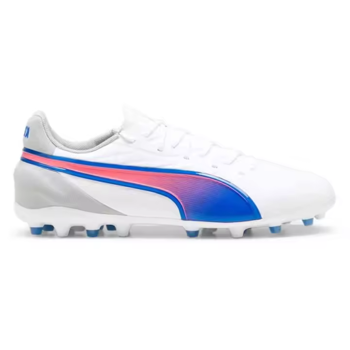 Botas de Futbol Puma King Match Mg para hombre en color blanco - 1