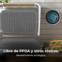 Cecotec Rock'nGrill 1200 Wood W Parrilla Eléctrica – 1300W, Revestimiento RockStone, Potente y Eficiente - details 4