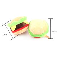 Juguete De Peluche Lindo Para Mascotas Simulación De Pizza Hamburguesa Helado Sonido Juguete Interactivo Para Perros Y Gatos - details 4