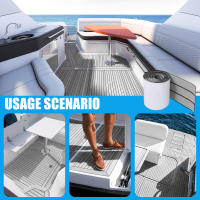 Piso De Barco Autoadhesivo EVA Espuma 2.4m Antideslizante Tapete Marítimo De Falso Teak Para RV Yate Kayak Matriz Marina - details 4