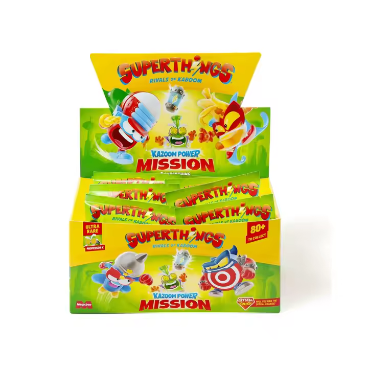 Superthings Kazoom Power Mission – One Pack  – Cada sobre Contiene 1 SuperThing Sorpresa y 1 Checklist - 1