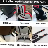 Kit de Montaje de Anclaje de Asiento de Seguridad de Coche de Acero Universal - details 1