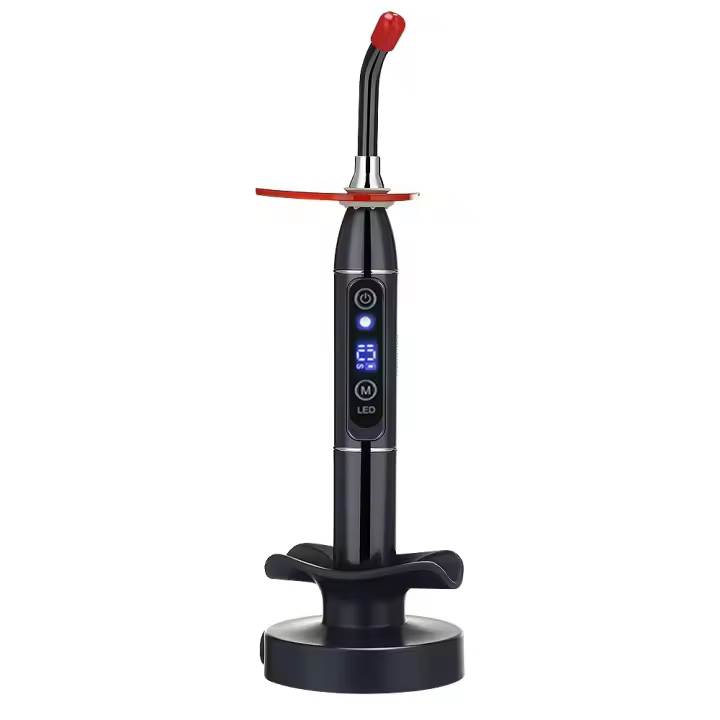 Lámpara Dental Inalambrica LED Azul Máquina de Curado con Tiempo de Trabajo Ajustable Herramientas Dentales para Irrigación Oral Seguro para Badería - 1