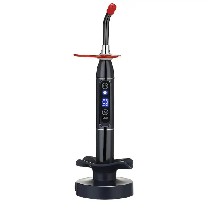 Lámpara Dental Inalámbrica LED Azul Máquina de Curado con Tiempo de Trabajo Ajustable Herramientas Dentales para Irrigación Oral Seguro para Batería - 1
