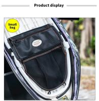 Bolsa De Ciclismo Para Motocicleta Almacenamiento En Asiento Material Antifouling Resistente a Rasguños Negro Para Vehículos Eléctricos Y Scooters - details 9