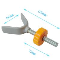 Adaptador De Seguridad Para Bebés Y Mascotas Instalación Fácil Tornillo Y Tapa De Seguridad Para Paredes De Escaleras Y Puertas Material De Acero - details 0