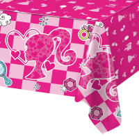 Mantel De Fiesta Tema Rosa Para Niñas Decoración De Cumpleaños Y Boda De Princesa Cubierta De Mesa Para Bebés De 1 Año Supplies - details 0