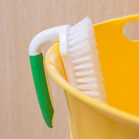 Cepillo De Limpieza Con Cepillo Rígido Y Flexible Durable Mano Cómoda Y Antideslizante Para Baño Duchas Lavabo Alfombras Pisos - details 5