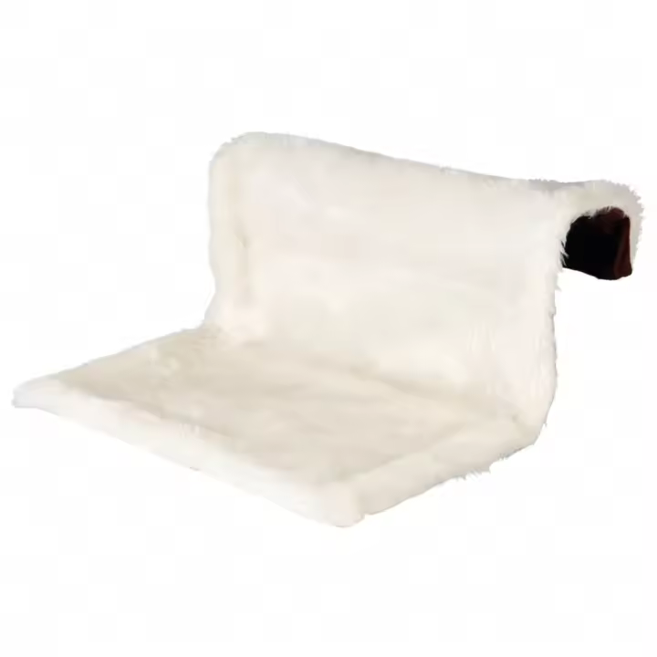 TRIXIE Cama Radiador, Peluche-Ante, 45×26×31cm, Crem/Marr - 1