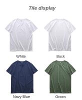 Camiseta De Seda Helada Delgada Para Hombres Dukeen Verano Cuello Redondo Manga Corta Suave Fitness Tops Modal Algodón Oversize Tees Casual Transpirable Ligera Secado Rápido Protección Solar Estirable Sin Capucha - details 12