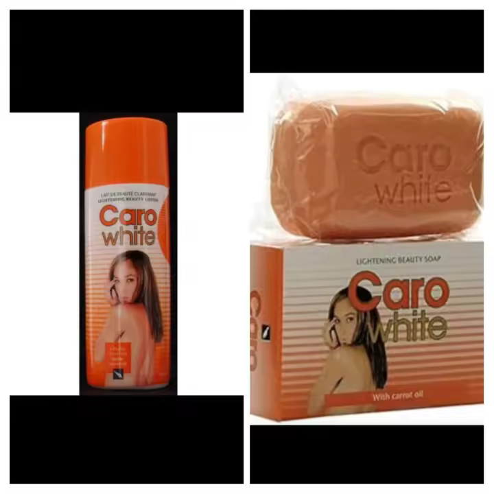 Caro White Beauty Skin Tone Soap 200Gr 7oz & Caro White Secret Lotion 10.14oz - 1