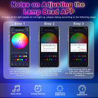 Luces De Neón RGB 5V Tira Flexible Impermeable De 1M 2M 3M 5M Con Control Remoto Bluetooth Para Decoración De Hogar - details 2