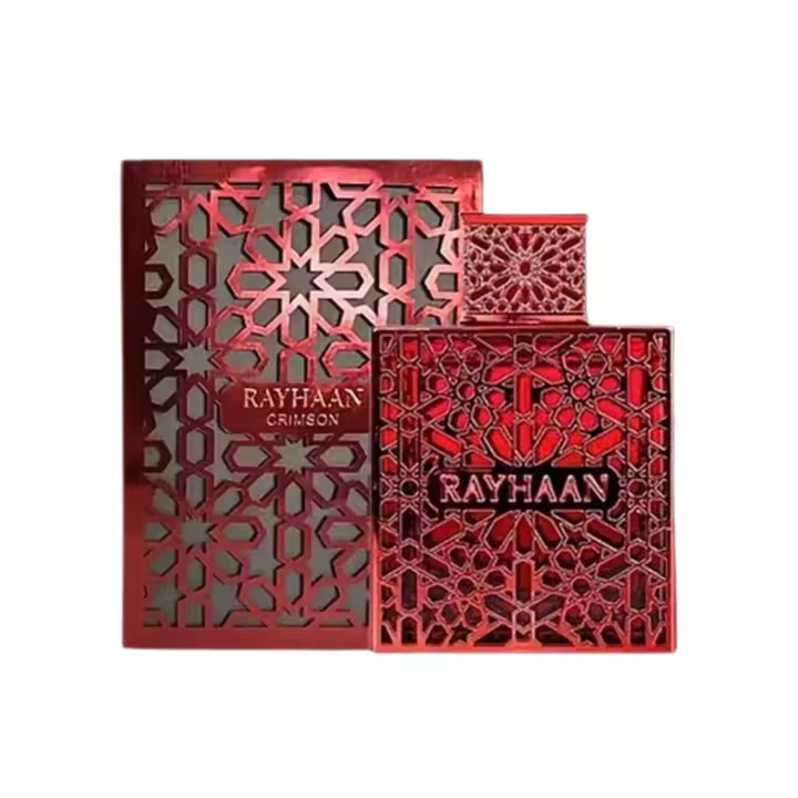 Crimson Rayhaan 100ML – Perfume Masculino Especiado con Cardamomo, Pachulí y Vainilla - 1