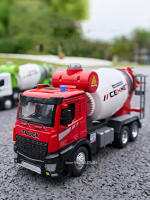 Camión Mezclador Eléctrico De Escala 1/24 Para Niños Juguete De Coche De Metal Con Luz Y Sonido Puertas Abiertas Regalo De Engineering Vehicles - details 6