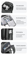 Men Travel Backpack vacuum compression 17 inch Laptop Backpack Business Large Capacity school Backpack Expanded Hiking backpack - details 4