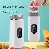 Batidor De Frutas Portátil 420ML 12 Hojas Recargable USB Mezclador De Smoothies 2 En 1 Botella De Cocina Herramienta De Alimentos - details 8