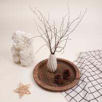 Tazón De Madera Redondo Para Mesa De Café Soporte Para Velas Decoración Del Hogar Tenedor De Servicio Pequeño Multipropósito Estilo Rustico - details 6