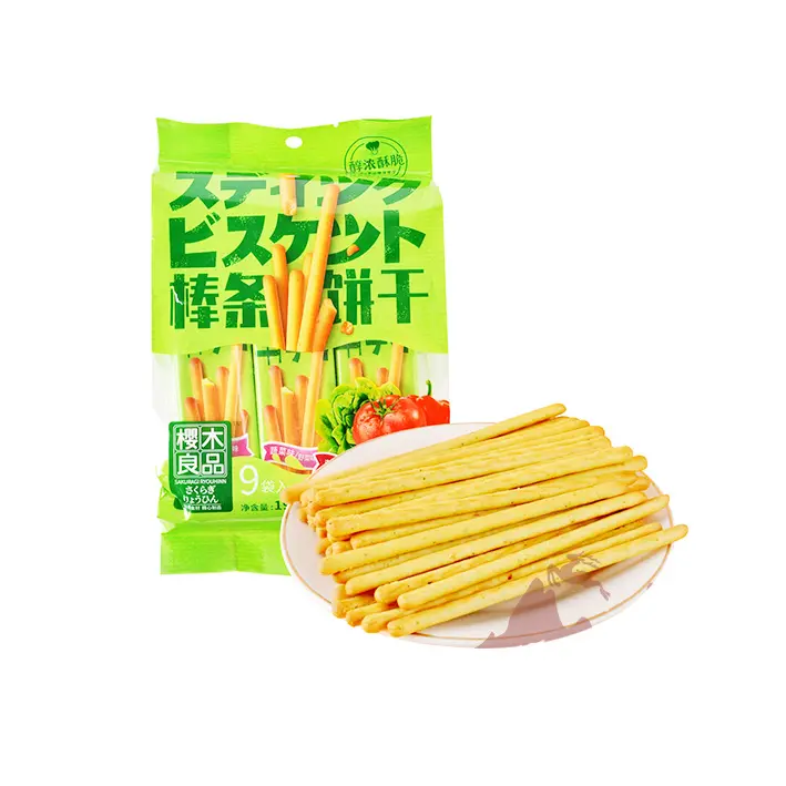 (SAKURAGI) PALITOS DE GALLETA CON SABOR A VERDURAS 192G - 1