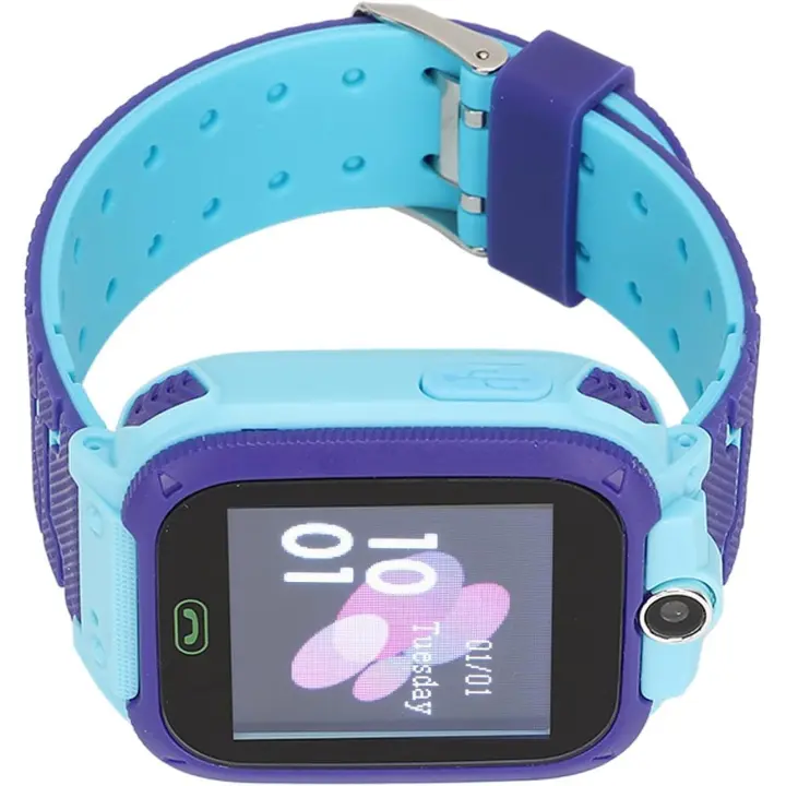 PORCHEDDU Reloj inteligente para niños, de 1,44 pulgadas HD Cámara, admite posicionamiento en tiempo real, Llamadas bidirecciones, Reloj resistant to Agua, ajustado para niños y niños de 4 a 12 años (Azul,) rosa) - 1
