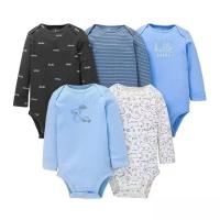 Ropa para niños, nueva primavera y otoño, mono triangular de manga larga para bebés, ropa para gatear, mono de bebé de cinco piezas - details 37