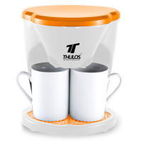 Cafetera eléctrica con dos tazas, 450W. Sistema antigoteo. THULOS TH-CM03 - details 0
