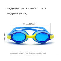 Gafas De Natación Para Niños Ajustables Y Coloridas Con Cinturón De Silicona Protección UV400 Incluye Tapones Para Oídos Y Nariz Para Piscina - details 7