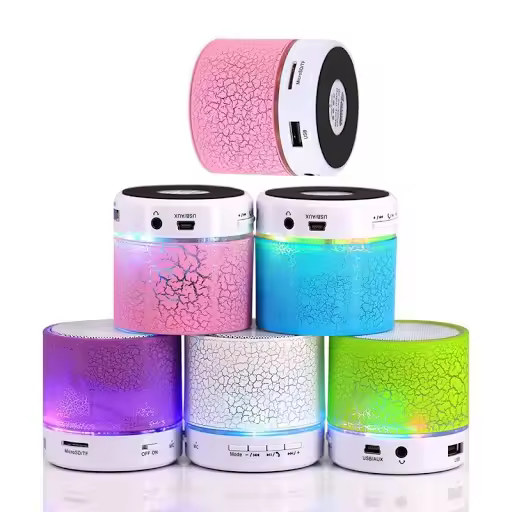 Disok Altavoz Bluetooth Mini con Luz Led + Radio + USB - 1
