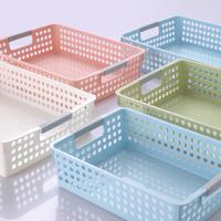 Cesta De Almacenamiento Para El Hogar Con Agujeros Para Juguetes Y Cosméticos Plástico Grueso Para Mesas Ecológica - details 3
