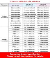 Mantel De Seda Brillante Blanco round Resistente a Arrugas Para Bodas Y Fiestas Decoración De Mesa Sólida De Satén Multi Tamaños - details 3