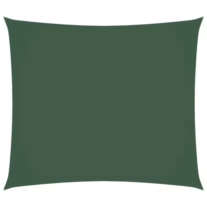 Toldo de Vela de Lona rectangular Oxford Verde Oscuro 2,5x3 m - 1