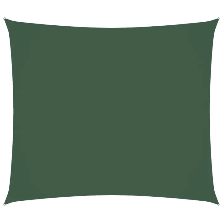 Toldo de Vela de Lona rectangular Oxford Verde Oscuro 2,5x3 m - 1