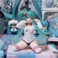 Figura De Anime Hatsune Miku 12cm Con Orejas De Gato Y Ropa De Manga Larga Juguete De Colección Para Niños Regalo De Modelos PVC - details 3