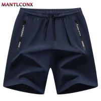 Shorts De Verano Para Hombre MANTLCONX Deporte Gimnasio Running Fitness Pantalones Cortos Transpirables Secado Rápido Cinturón Con Cordón Negro - details 3