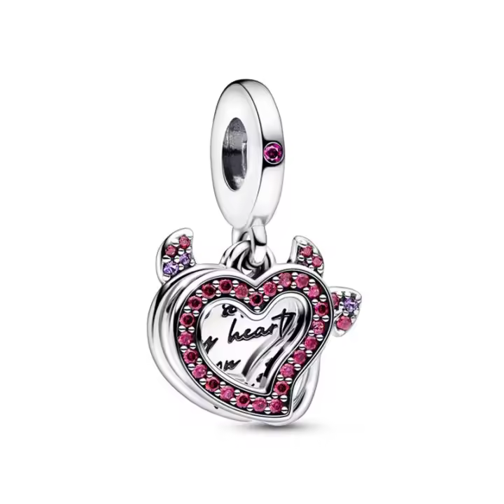 Charm Colgante Pandora Corazón Diablo 792511C01 - 1