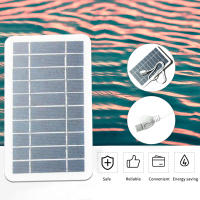 Panel Solar Pequeño 5W 5V Con USB DIY De Silicio Monocrómico Impermeable Para Camping Poder Portátil Panel Solar - details 12